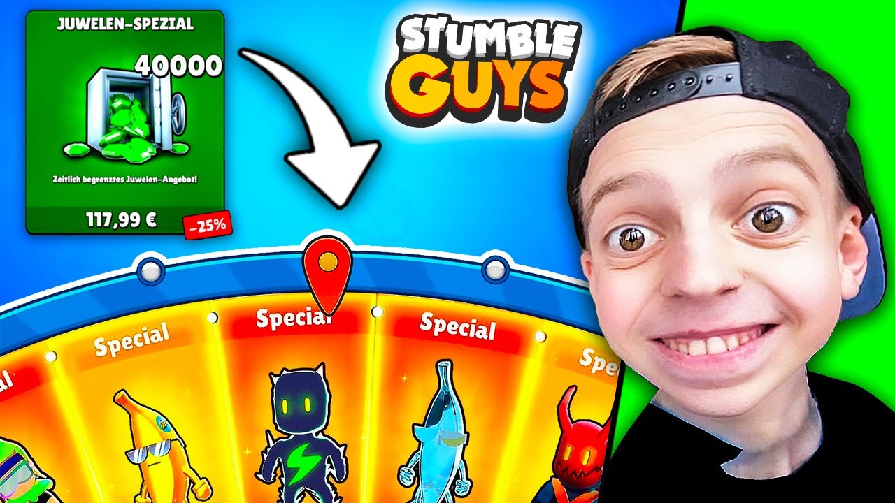 KLEINER MAX kauft GRÖßTEN STUMBLE GUYS SHOP LEER! 😍 (sehr teuer)
