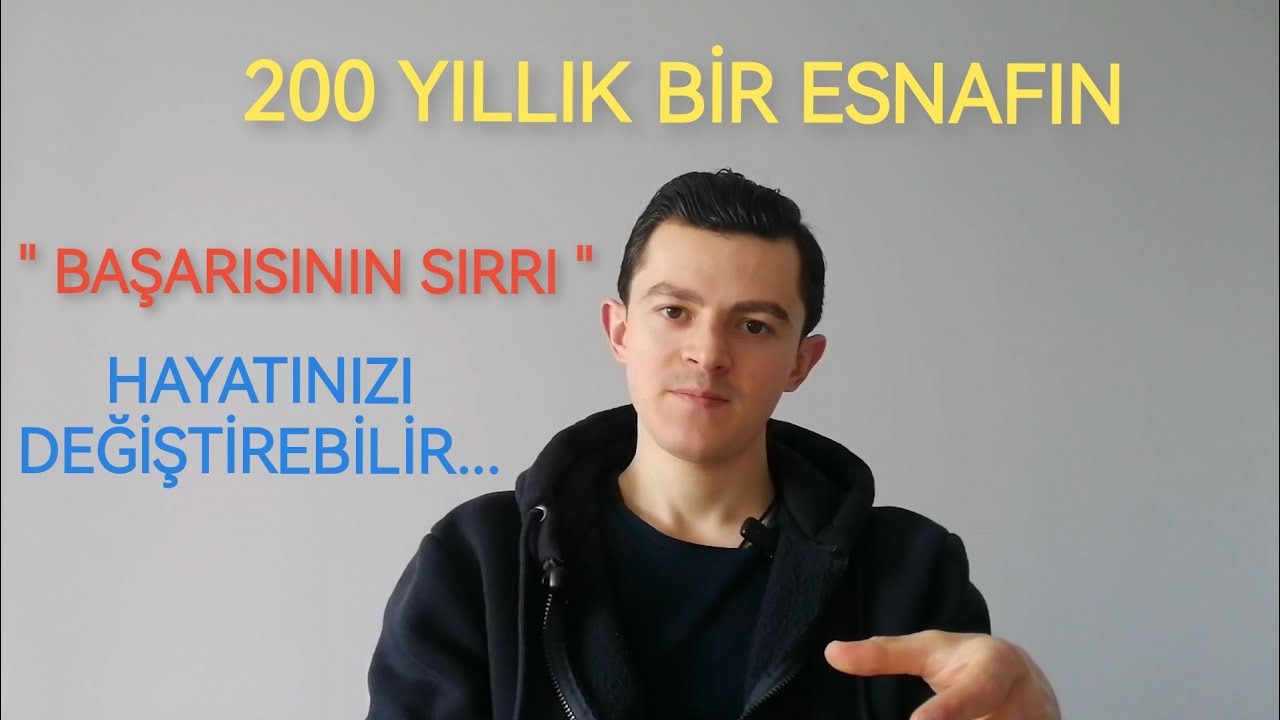 200 YILLIK BİR ESNAFIN BAŞARI SIRRI. #motivation 