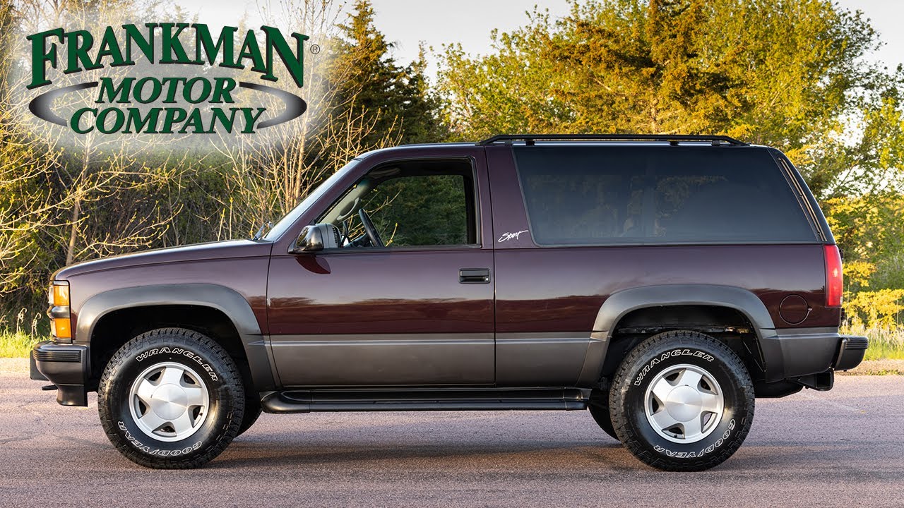 1996 Chevrolet Tahoe Sport - Frankman Motor Company