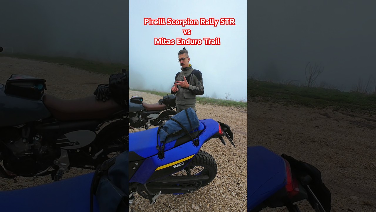 ⚙️ Brevi considerazioni sulle gomme Pirelli Scorpion Rally STR e Mitas Enduro Trail 🏍 #BaffoInMoto