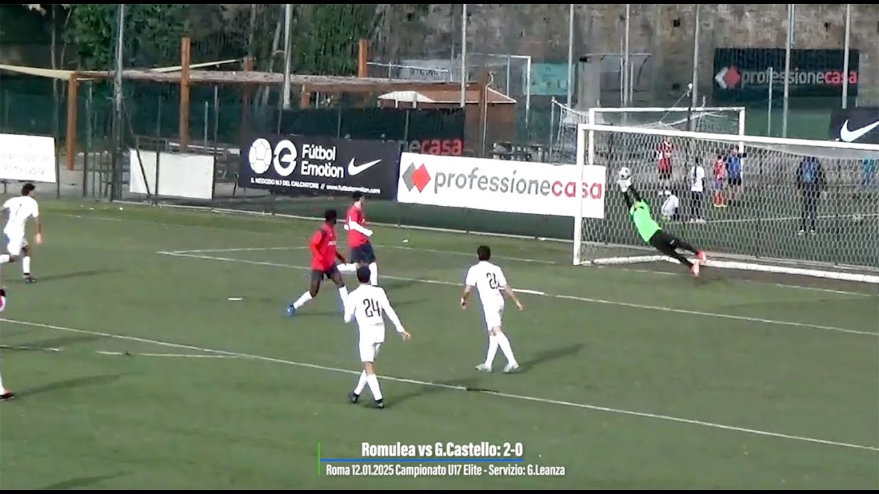 Romulea vs G.Castello 2-0 Campionato U17 Elìte - Roma 12.01.2025