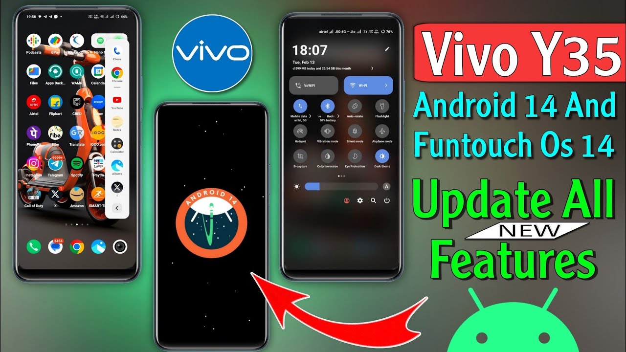 Vivo Y35 Android 14 Update Features | Vivo Y35 Funtouch Os 14 Update Features | Vivo Y35 New Changes