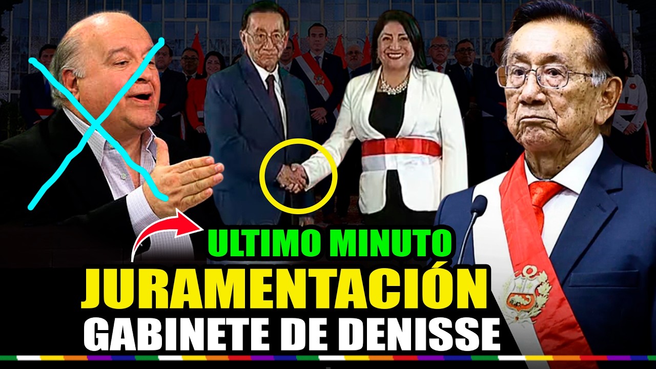 🚨AHORA EN VIVO JOSÉ MARÍA BALCÁZAR JURAMENTA NUEVO GABINETE COMO PDTA. DE LA PCM A DENISSE  MIRALLES