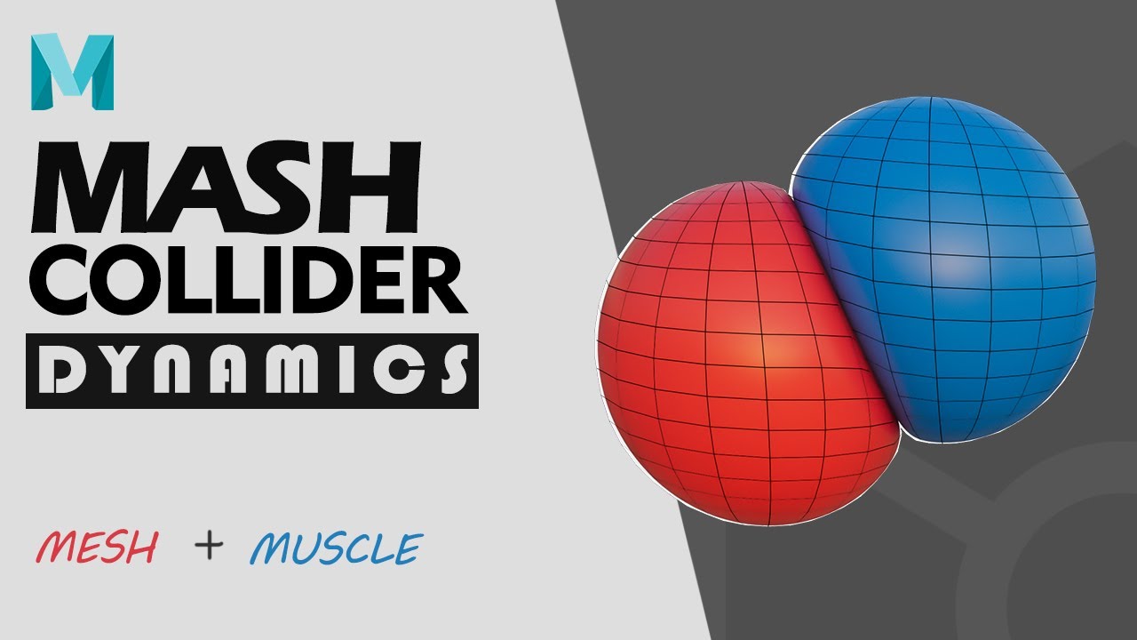 Maya Make Mash Collider Deformer Tutorial | #youtube #3d #tutorial