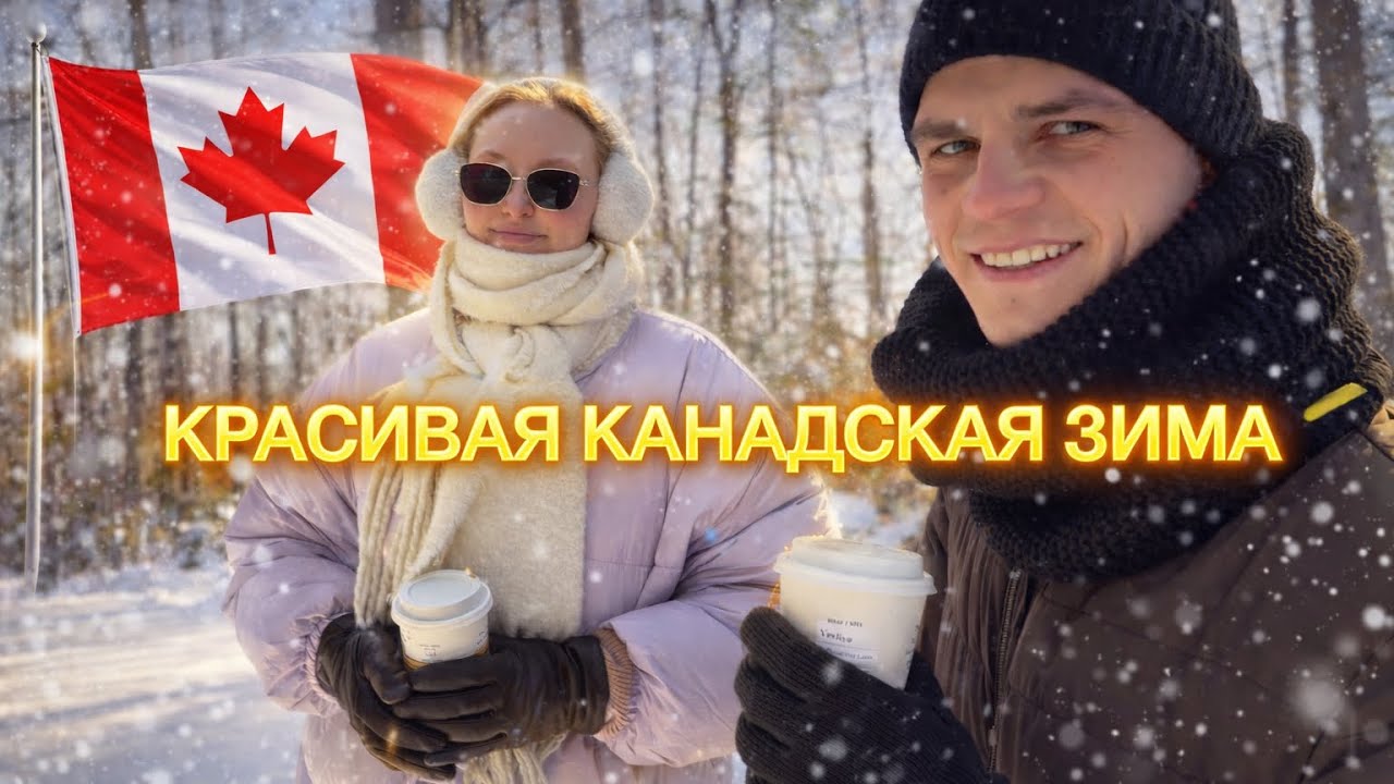 Прогулка по зимнему лесу🇨🇦🌲❄️Канада 2026