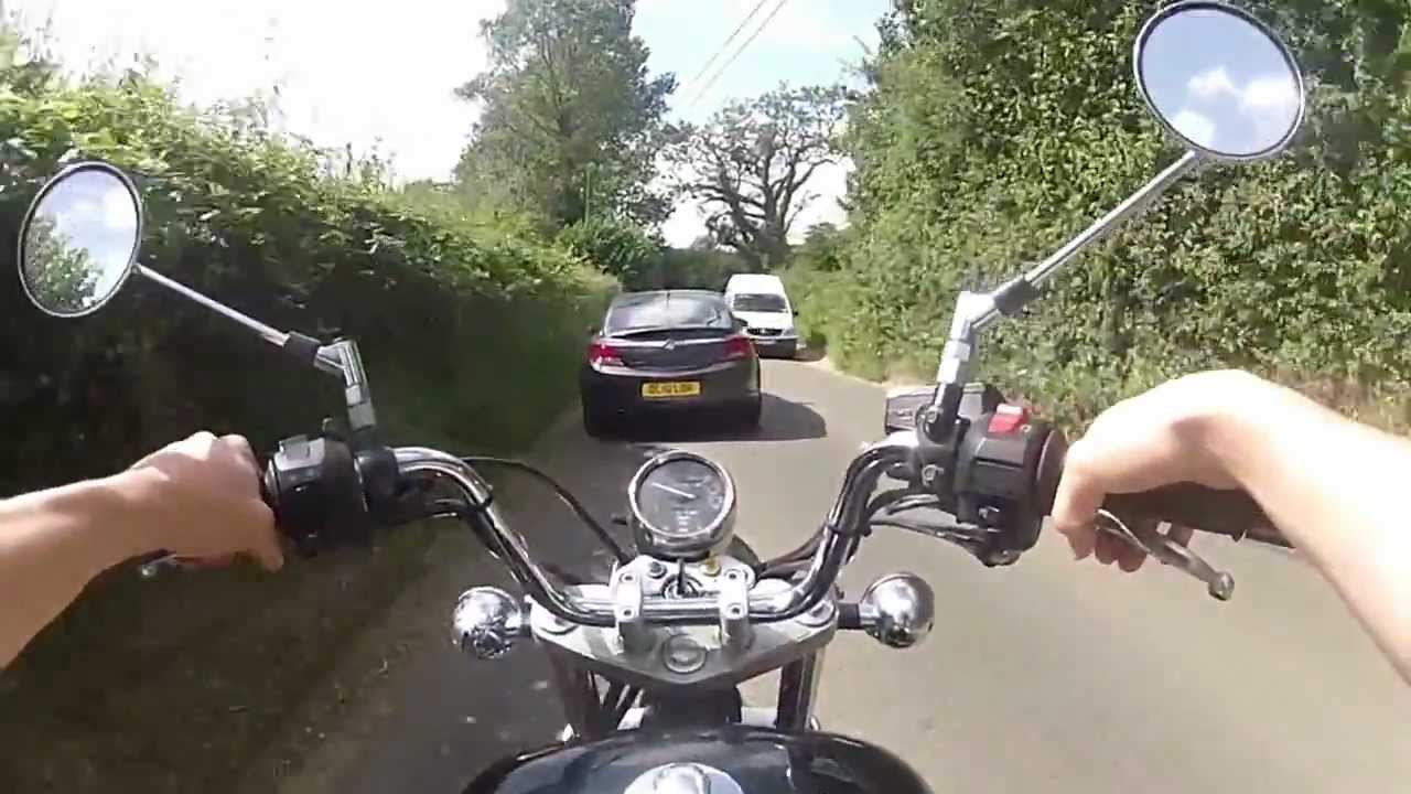 Suzuki Marauder 125 rider's view