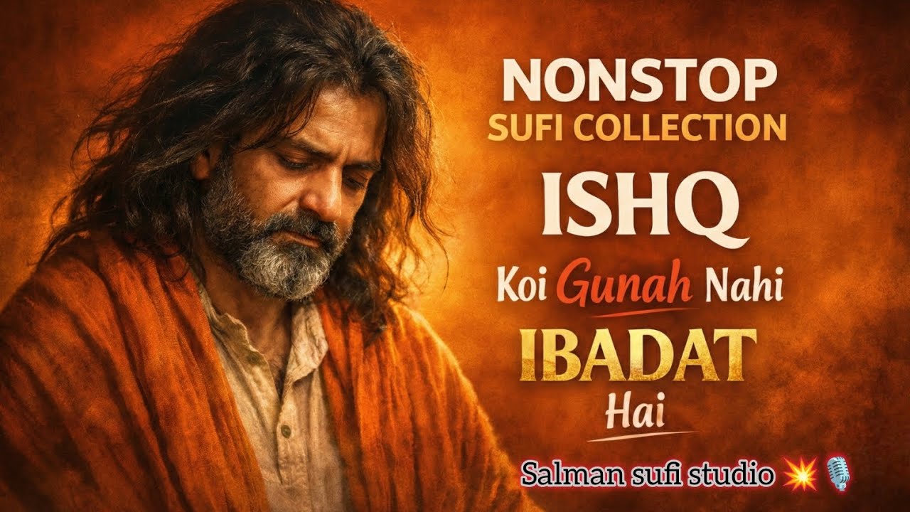 ISHQ Koi Gunah Nahi | IBADAT Hai 🕊️Nonstop Sufi Collection | Heart Touching Kalam|salman sufi studio