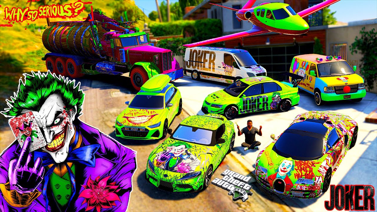 Franklin steal JOKER Cars!