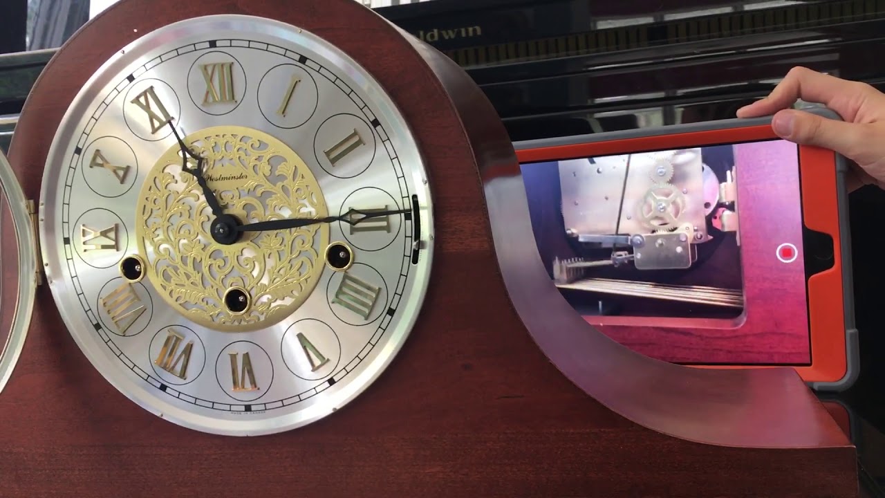 Canadian triple chime mantel clock