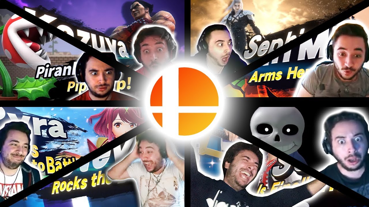 TUTTI i trailer di Smash! - Super Smash Bros. Ultimate REACTION ITA