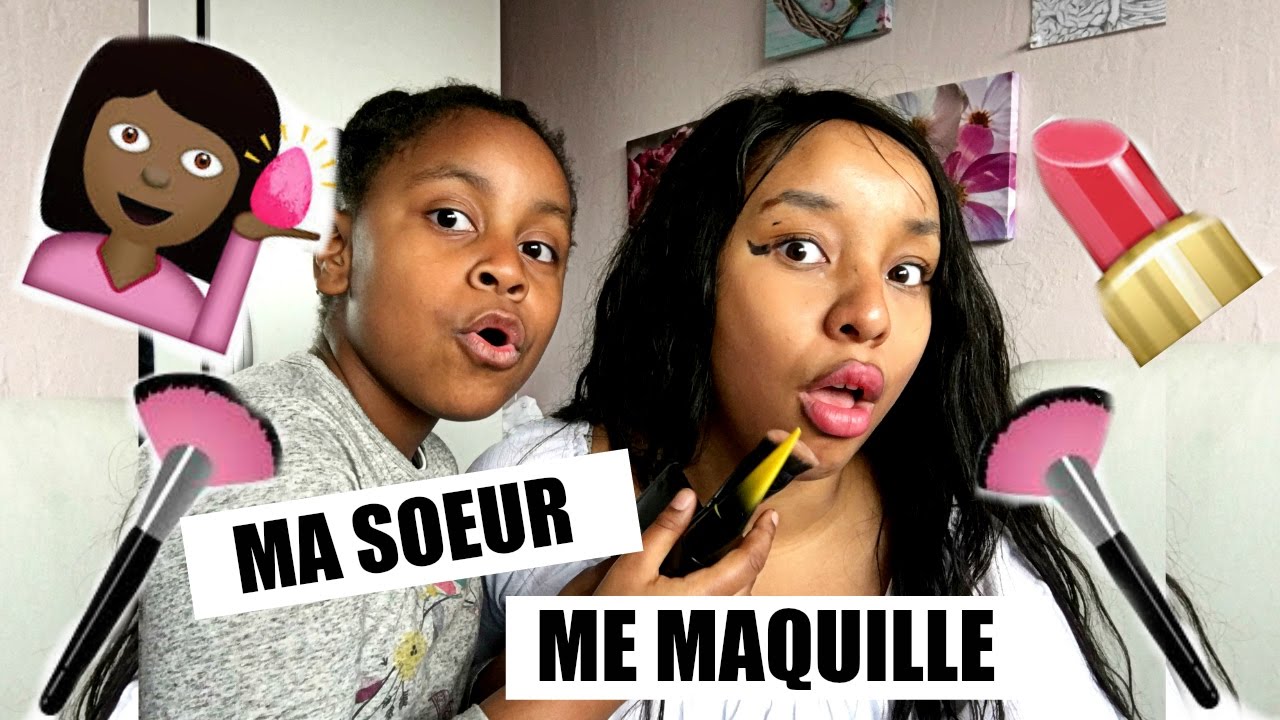 MA PETITE SOEUR ME MAQUILLE ! | HONEYSHAY
