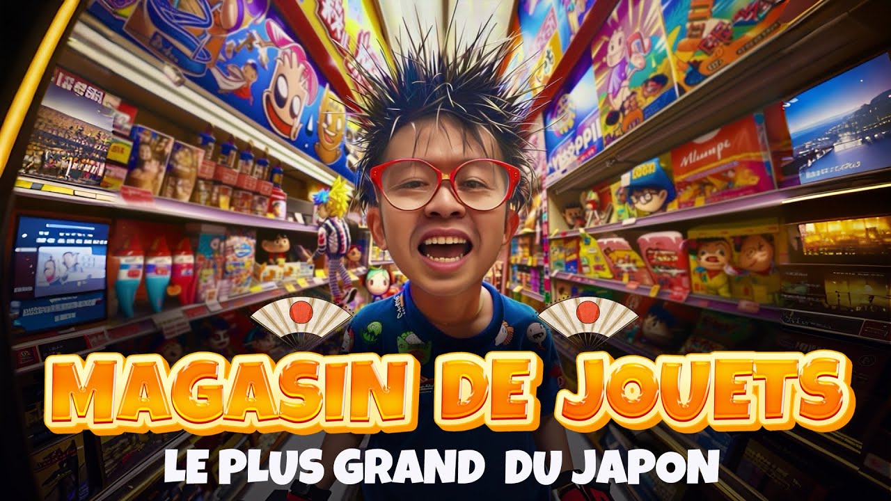 Je redeviens un GAMIN dans... LE PLUS GRAND MAGASIN DE JOUETS DU JAPON !! #mavieaujapon #ep3