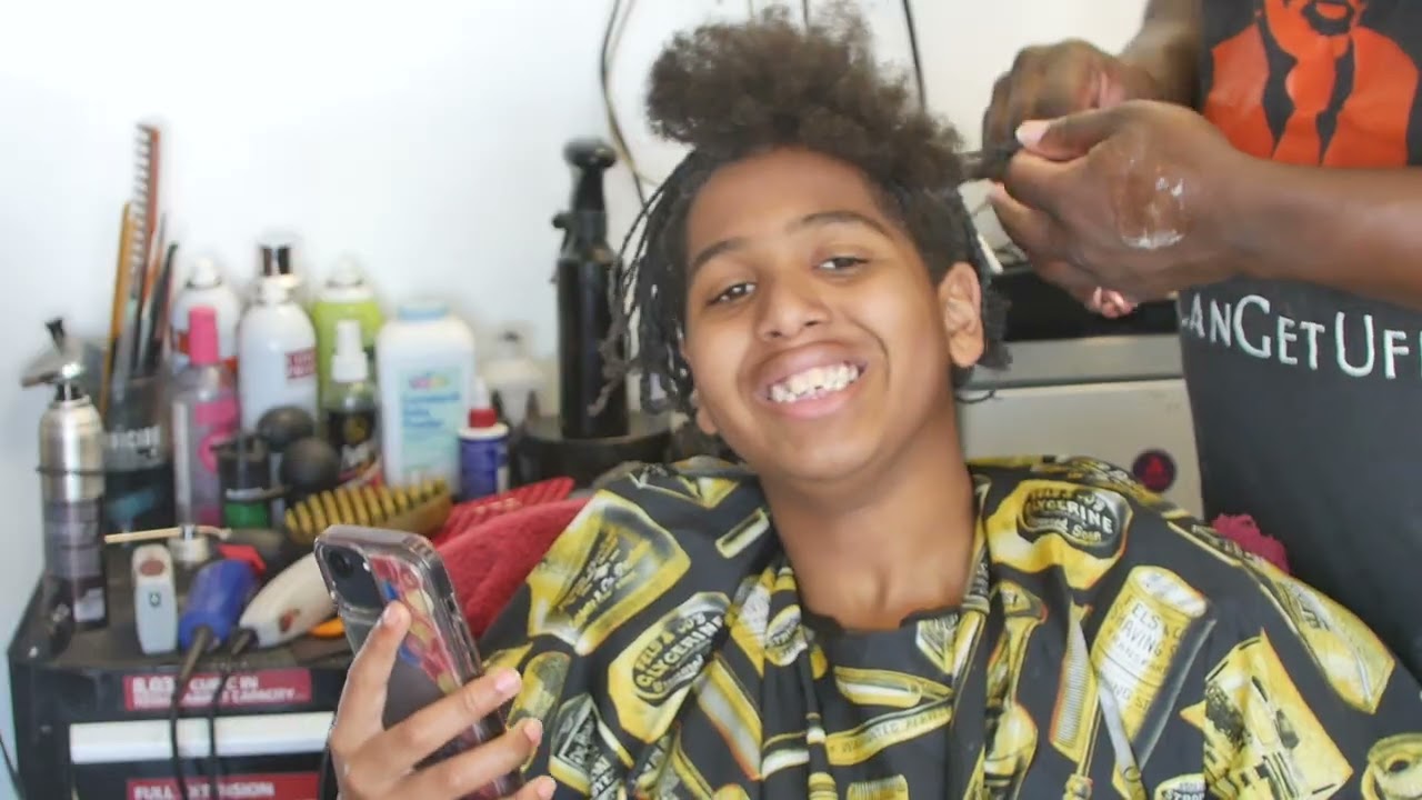 #Star #student Gets #MVP #Service On his #natural #hair