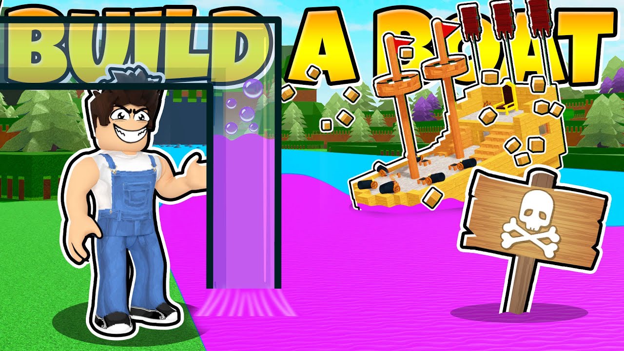 I POISONED ALL THE WATER In Build a Boat!