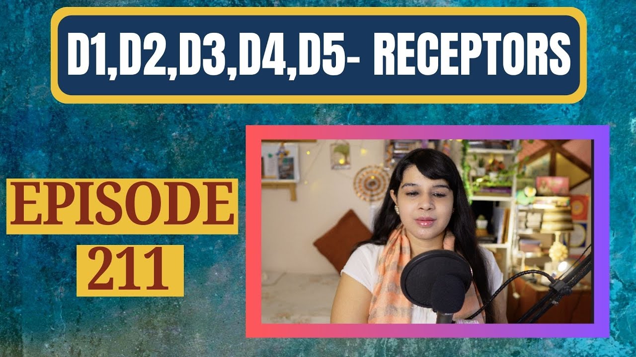 D1,D2,D3,D4,D5- Dopamine Receptors | IS PHARMACOLOGY DIFFICULT PODCAST | Episode 211
