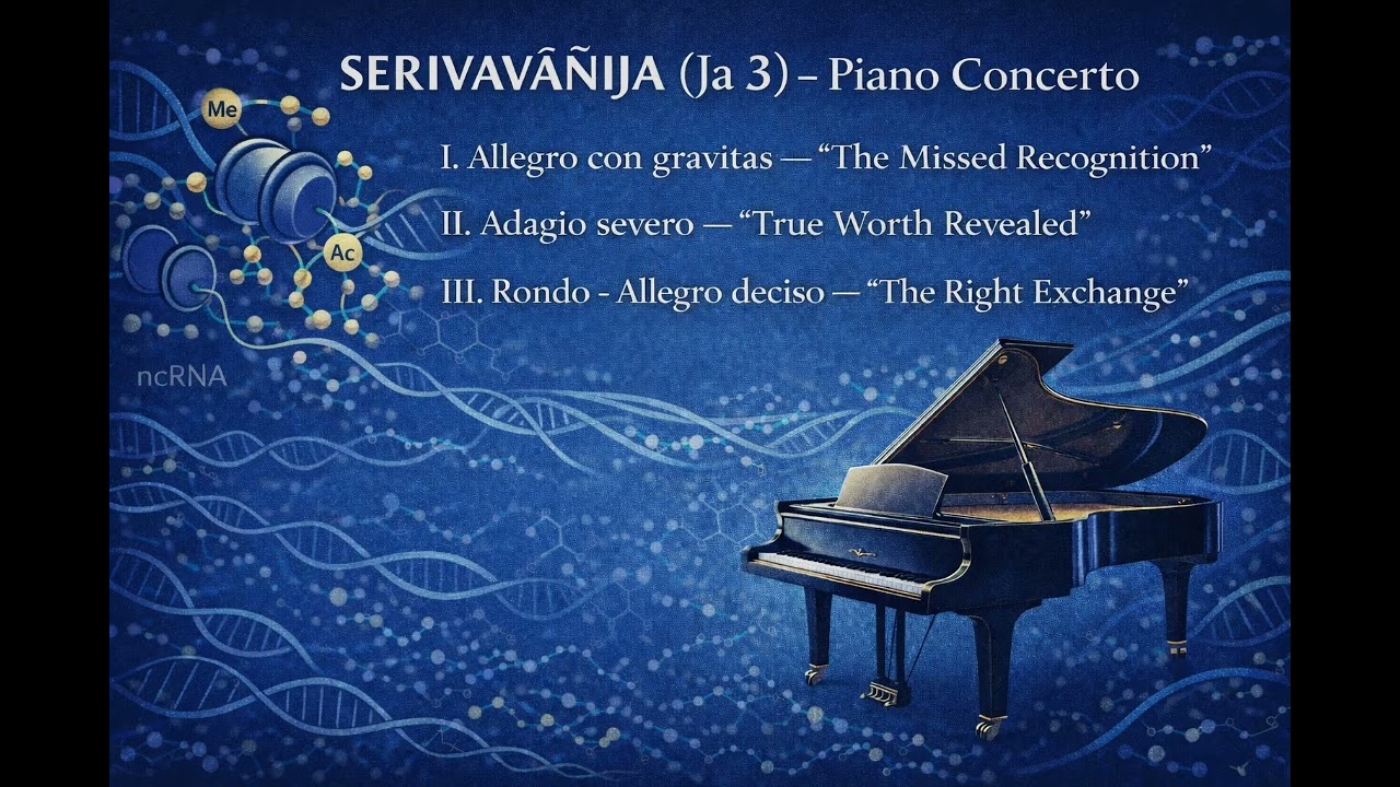 SERIVAVĀṆIJA (Ja 3) ㅡ Piano Concerto | Moral BGM for Ethics & Value Recognition