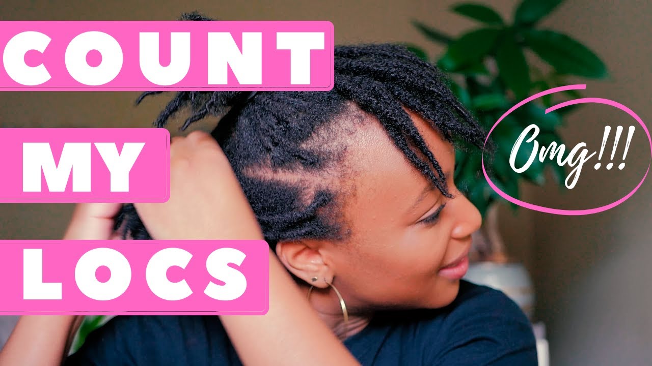 How Many Locs Do I Have? (Starter Locs on 4C Hair) Loc Count & Loc Journey Update