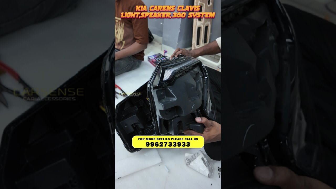 Kia Carens Clavis DRL Light, Headlight, 2 Way Speaker & 360&deg; Android System | Clavis Accessories