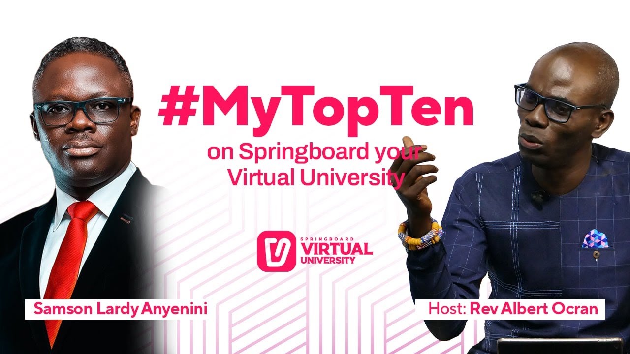 Samson Lardy Anyenini shares his top 5 life lessons and his 5 tips for an ideal Ghana on Springboard