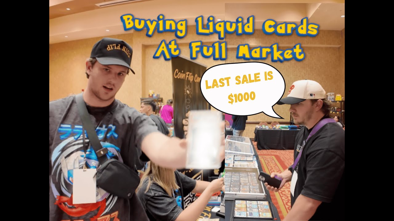 Buying Cards at Full Market! 📈 💲| Cards & More Tour OKC July 4th | Coin Flip Cards