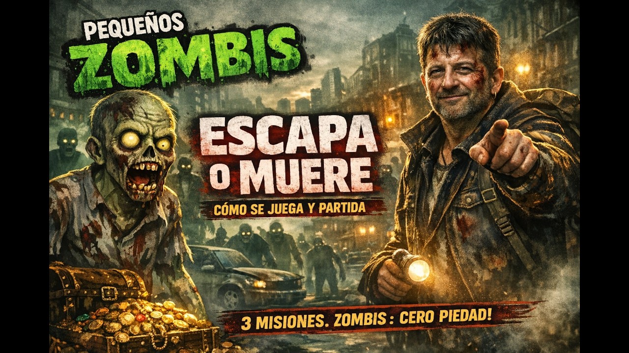 PEQUEÑOS GRANDES ZOMBIES(Como se juega en solitario y partida)