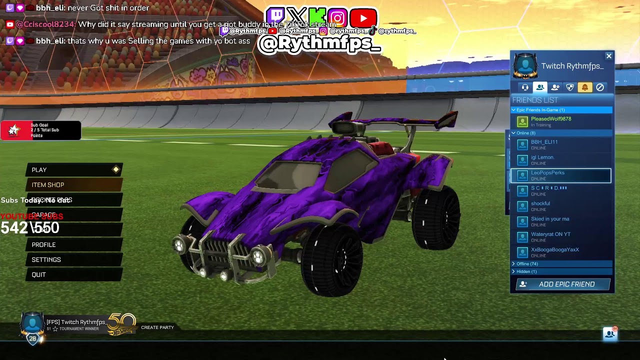 🚨 Rocket League 🚨 Come Chat 🚨 Day 3 🚨 Trying To Hit Diamond 🚨 Maybe Some Reacting To Your Clips 🚨