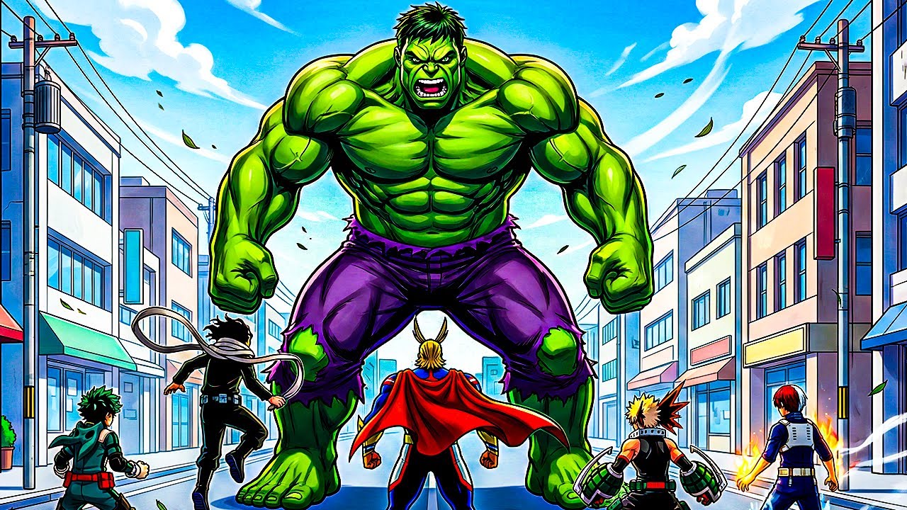 What If Hulk Invaded My Hero Academia Universe?
