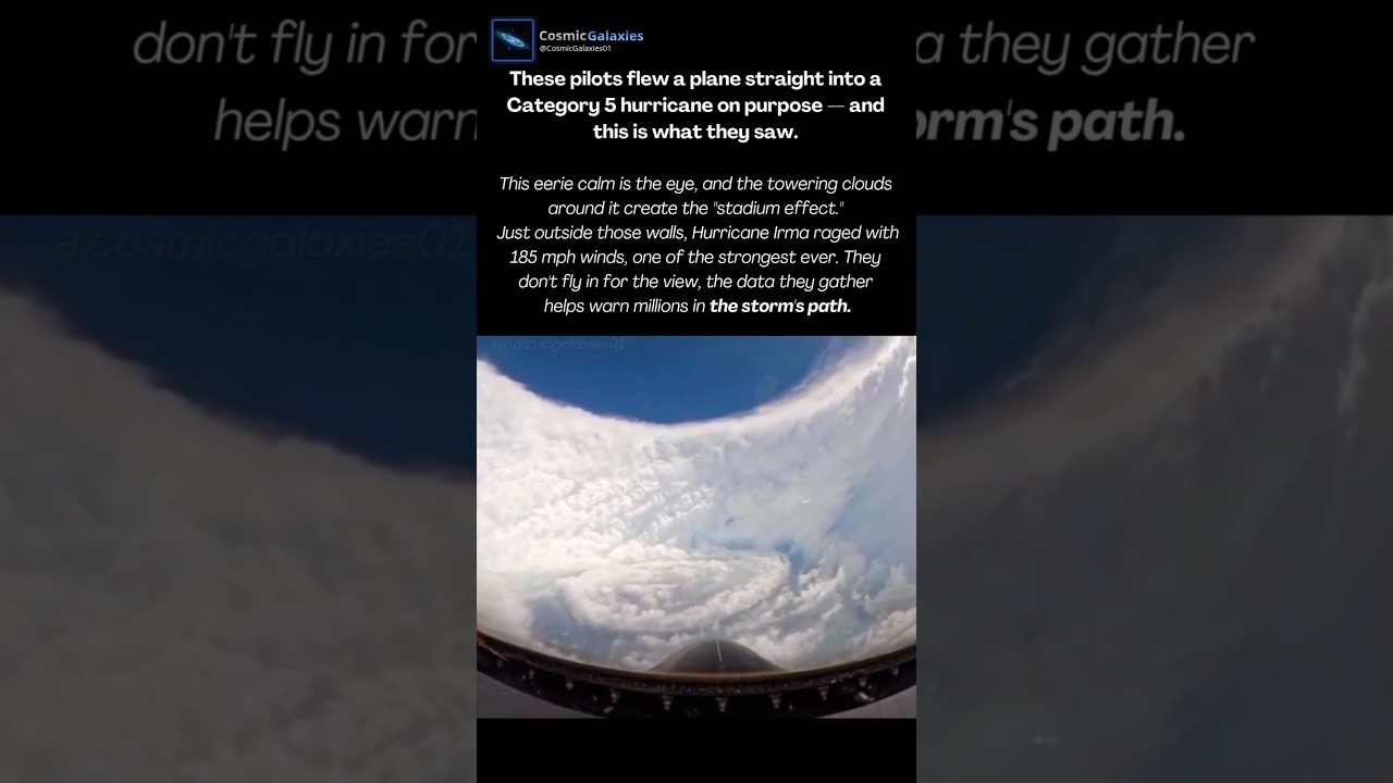 Pilots flew INSIDE a Category 5 hurricane &mdash; and filmed this