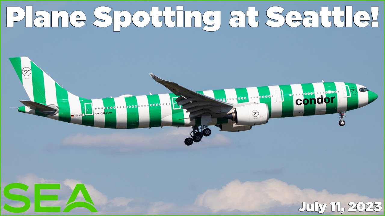 *WIDEBODY* Plane Spotting @ Seattle Tacoma International Airport! (Alaska's, Heavies, & More!)