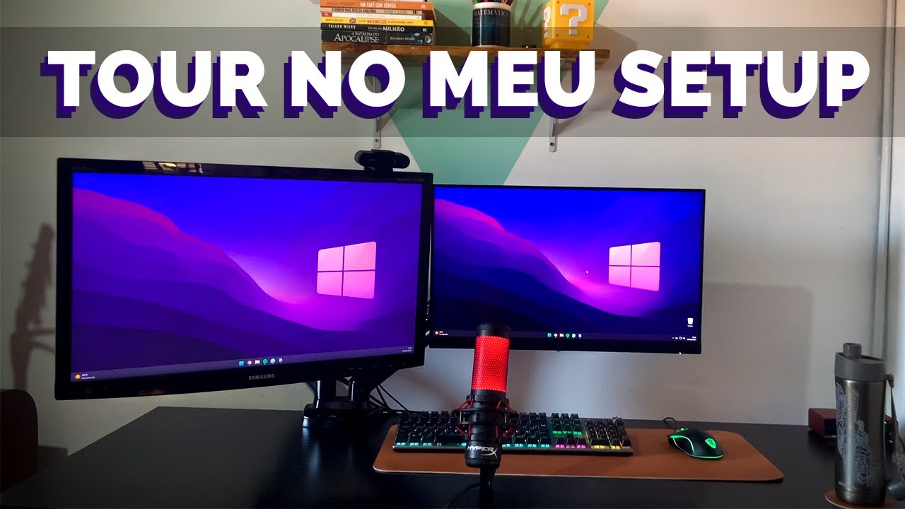 Meu Setup GAMER 2022! Gravação/Lives e Espaço de Trabalho!