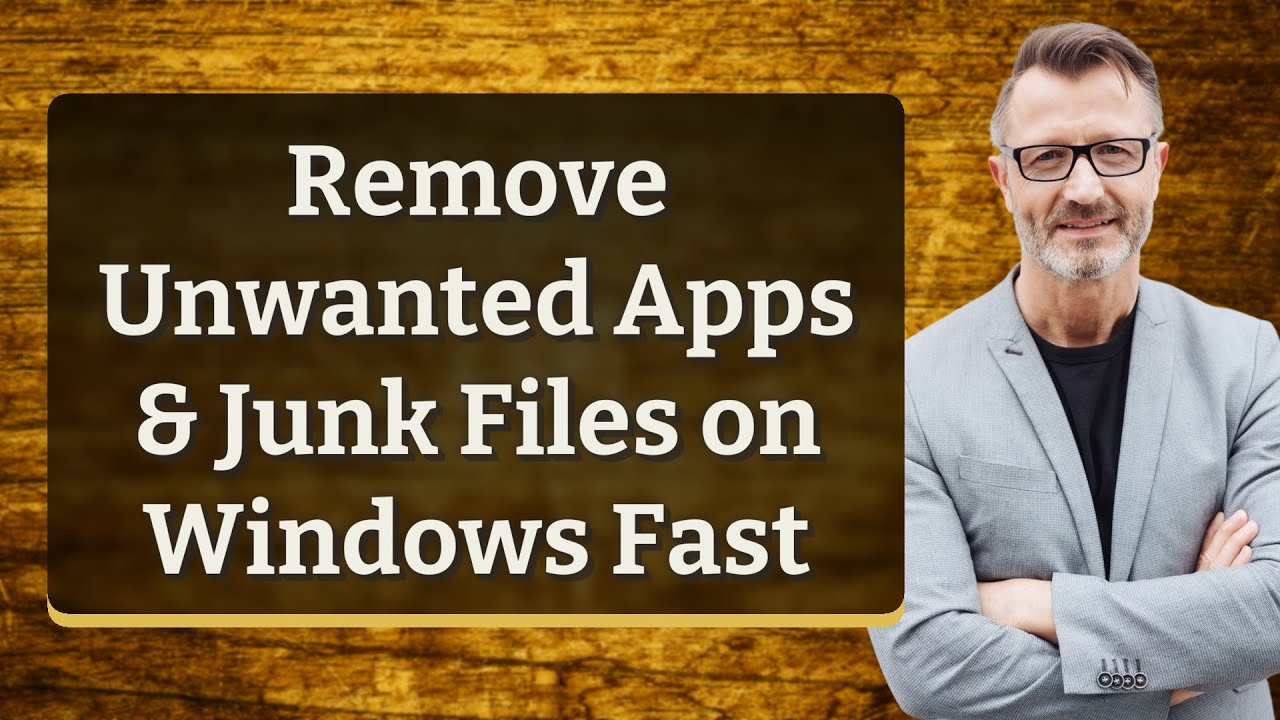 Remove Unwanted Apps & Junk Files on Windows Fast