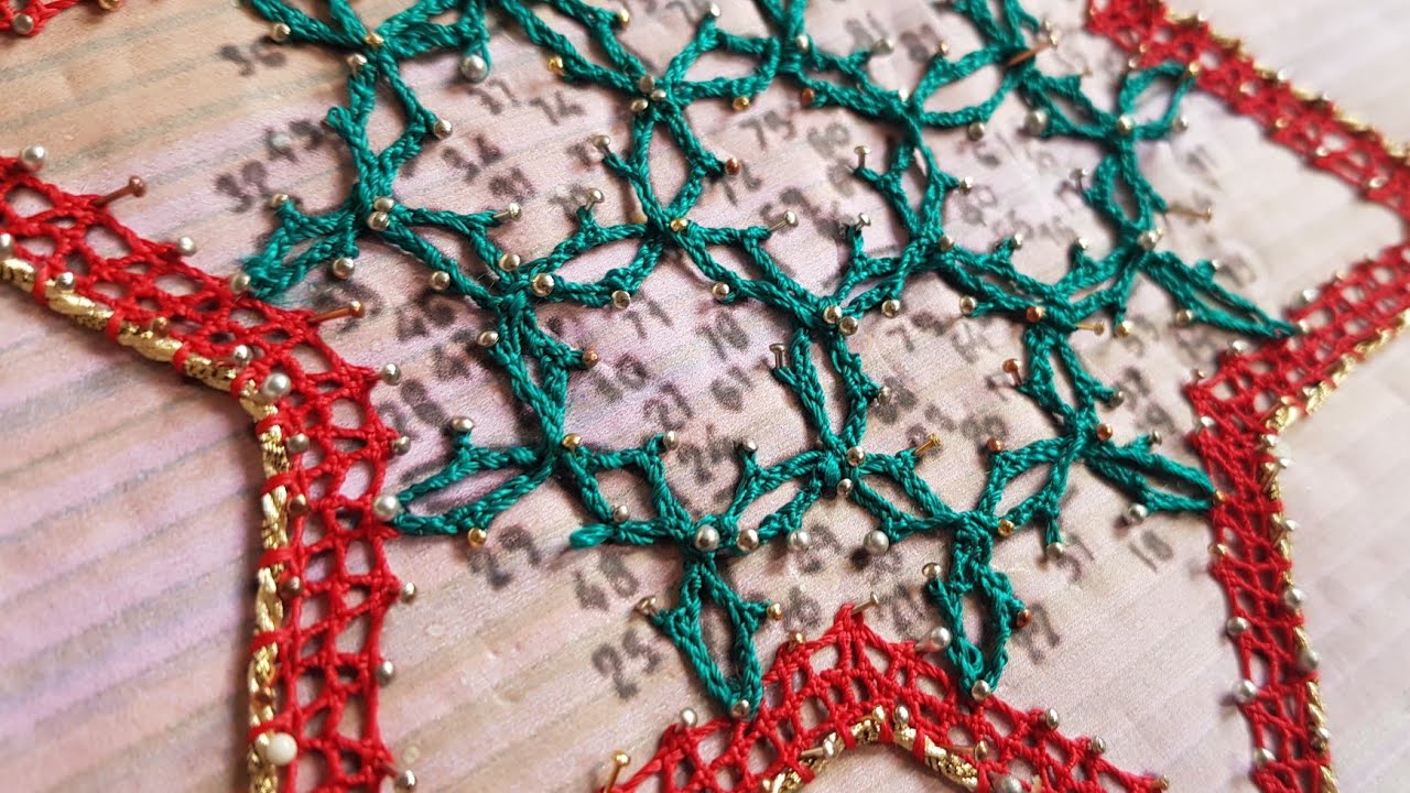 Inicio fondo ruso de circulos de trenzas - Raquel M.Adsuar Bolillotuber