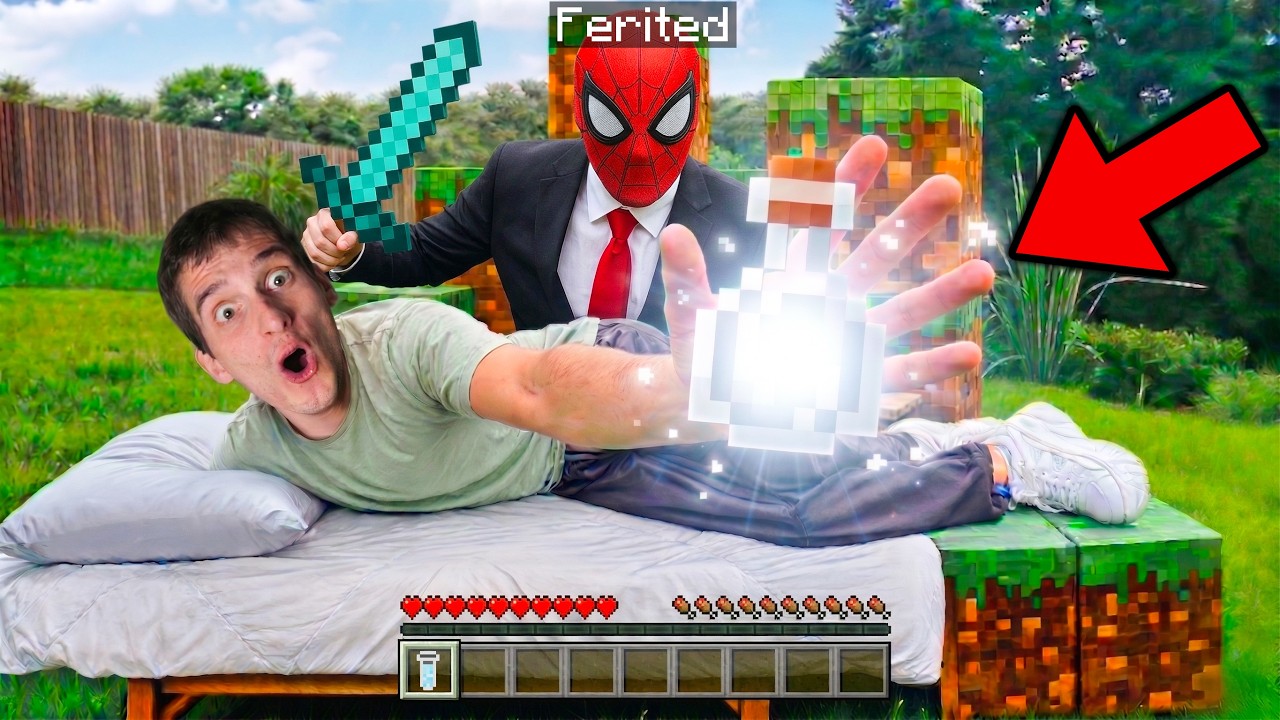 FERİTED İLE GER&Ccedil;EK HAYATTA MİNECRAFT OYNADIK