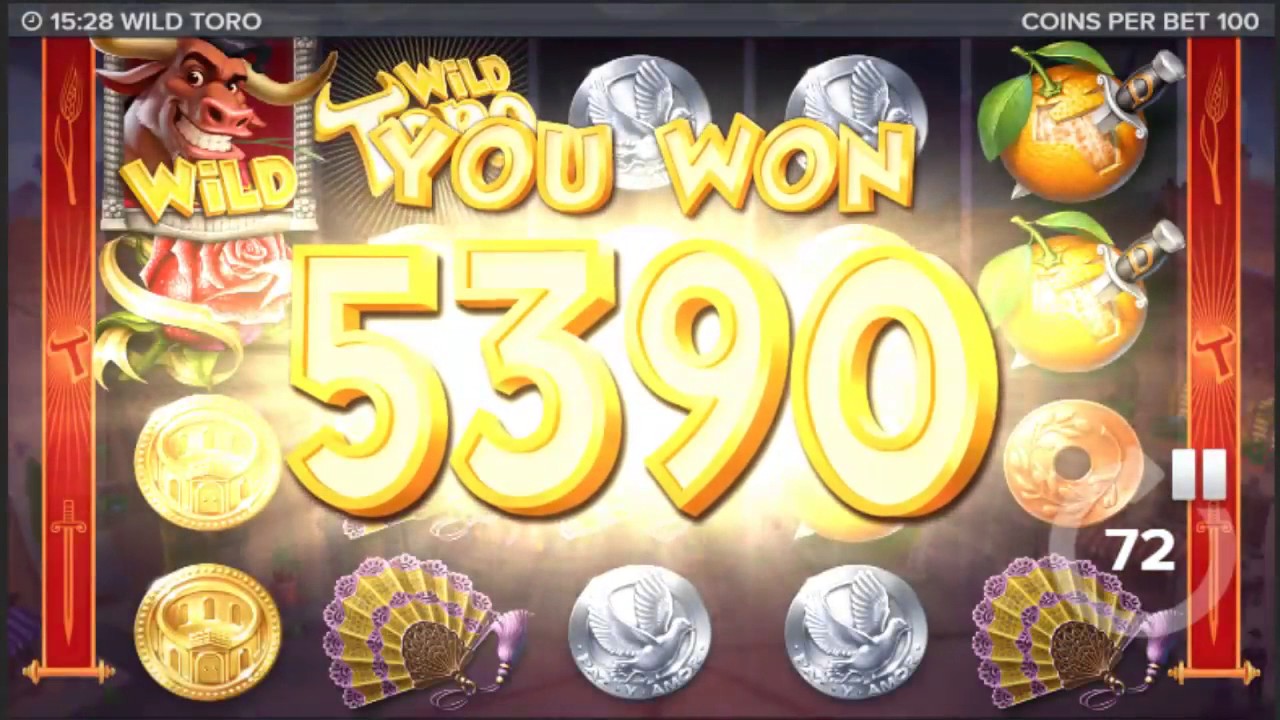 BIG WIN On Wild Toro Slot Machine