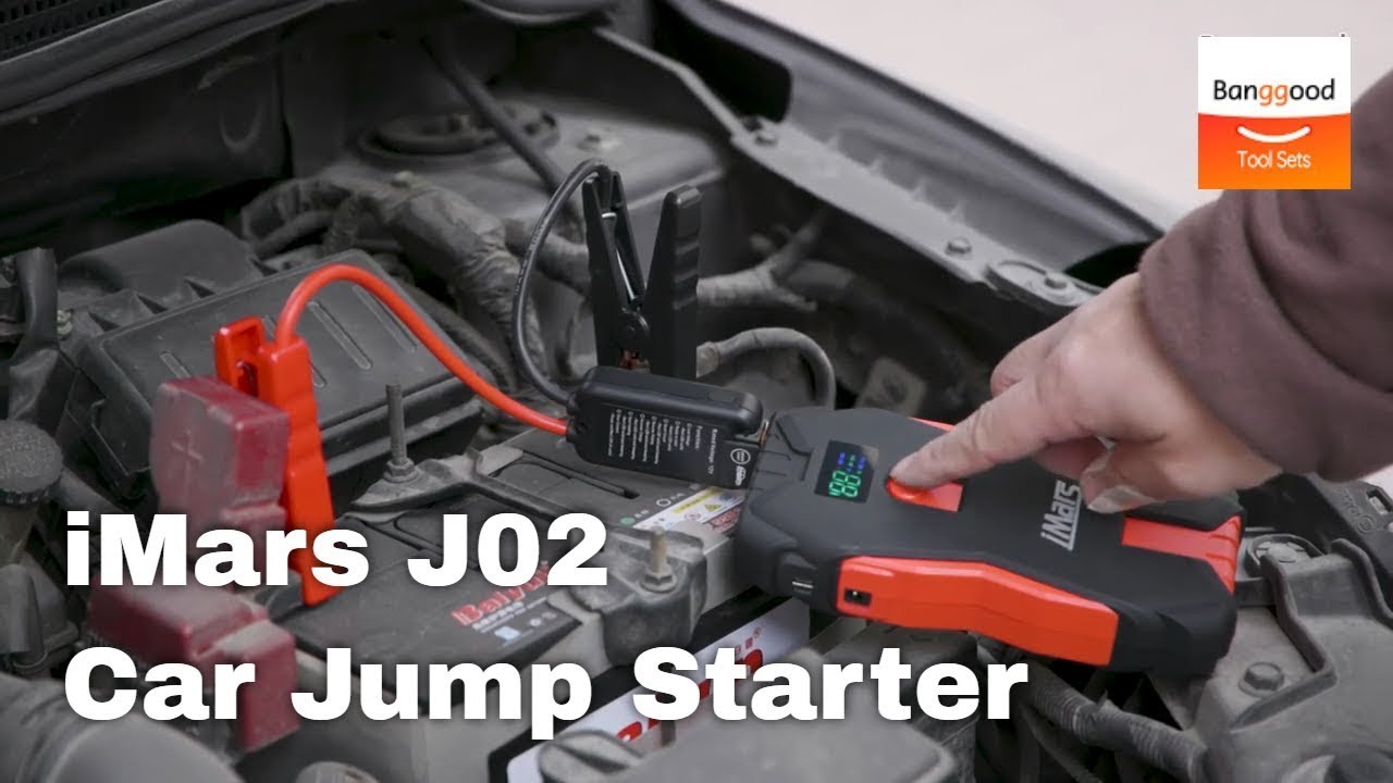 iMars J02  Portable Car Jump Starter丨16000mAh Powerbank - Banggood Tool Sets
