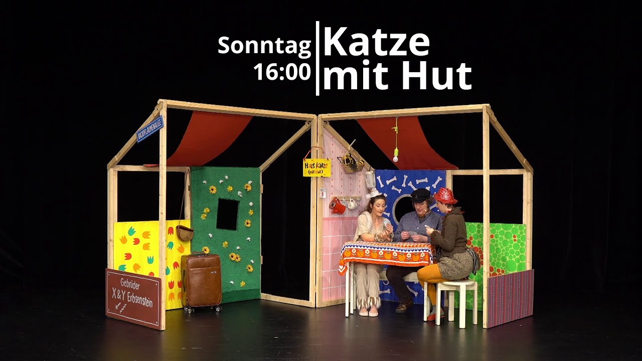 Ab Sonntag bei YouTube: Kindertheater „Katze mit Hut“