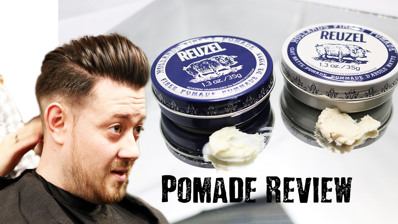 Мужская стрижка и укладка I Reuzel Clay & Fiber Pomade. Предварительный просмотр