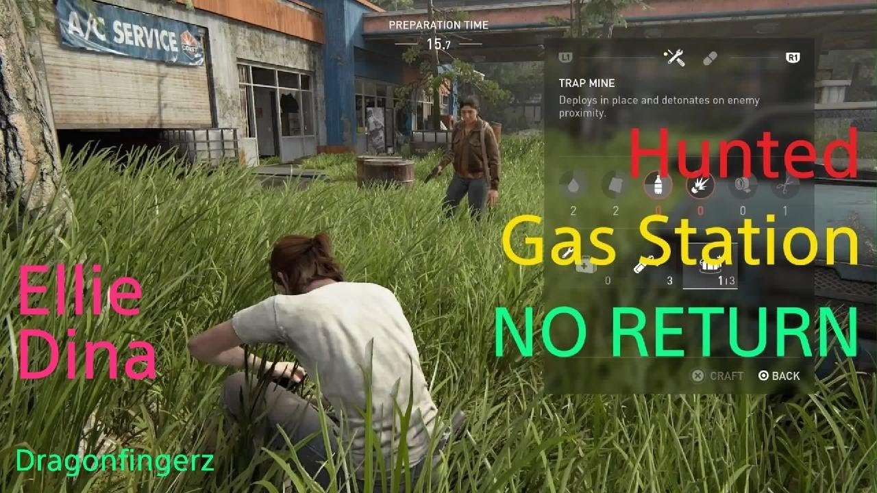 Gas Station Hunted #elliewilliams #noreturn  The Last of Us Part II Remastered