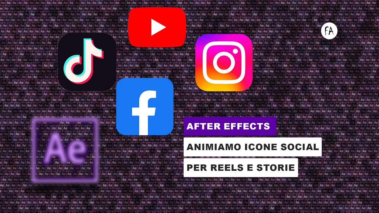 Animiamo icone social per reels e stories con After Effects