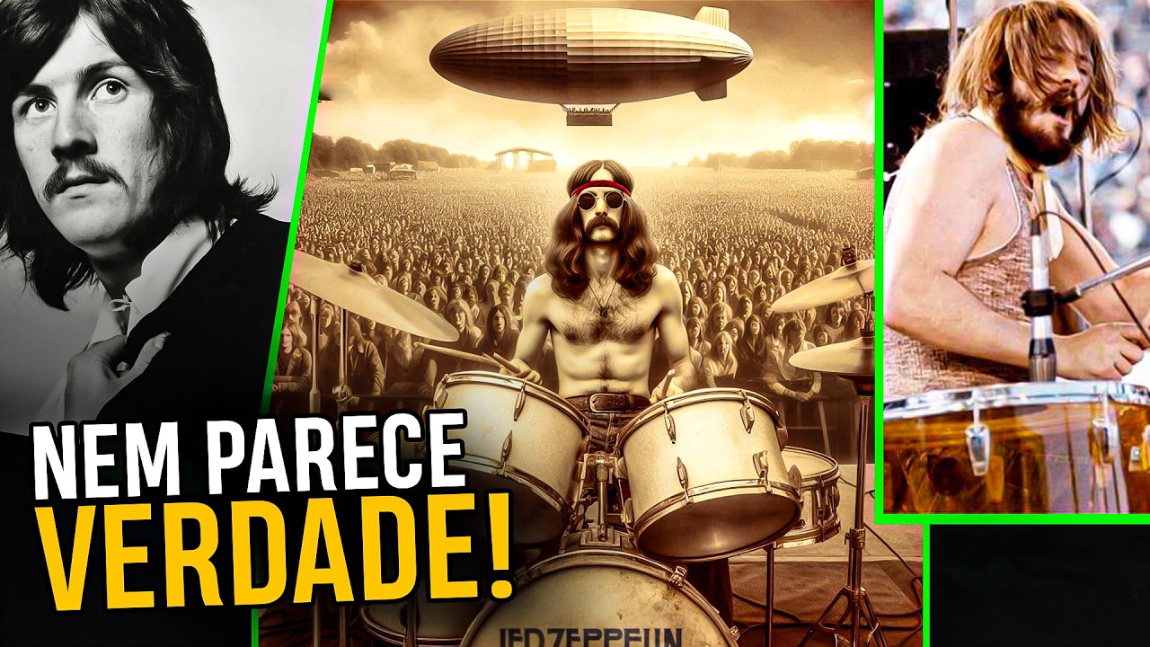 Por Que John Bonham É O Maior Baterista de Todos os Tempos? Descubra Aqui!