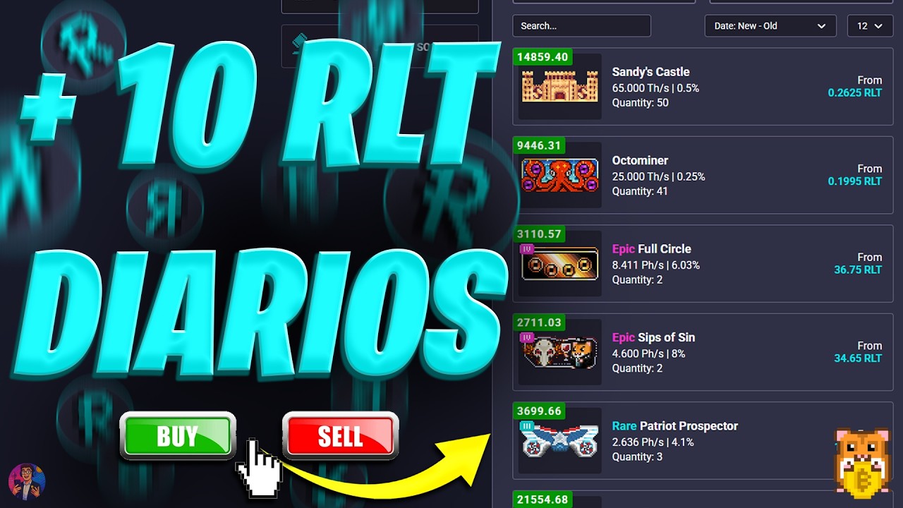 Estrategia para comprar y vender mineros como un PRO en Rollercoin