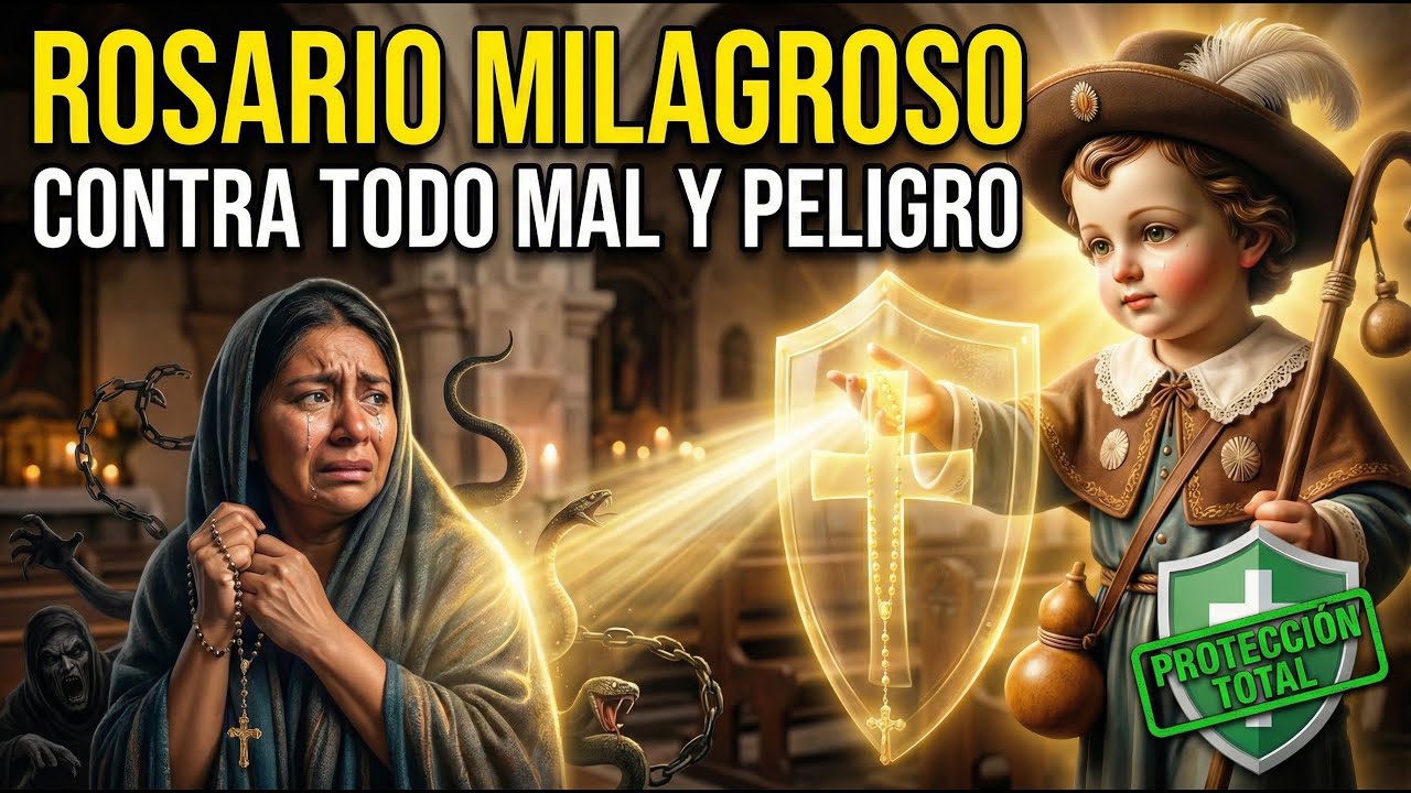 Santo Niño de Atocha: Rosario Milagroso Contra Todo Mal y Peligro 🛡️ (Protección Total)