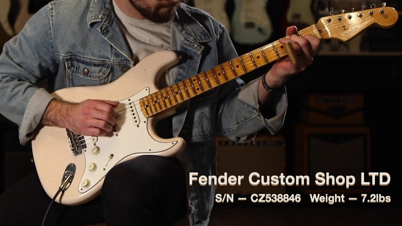 Fender Custom Shop LTD Journeyman Relic Tomatillo Stratocaster in Aged Shell Pink