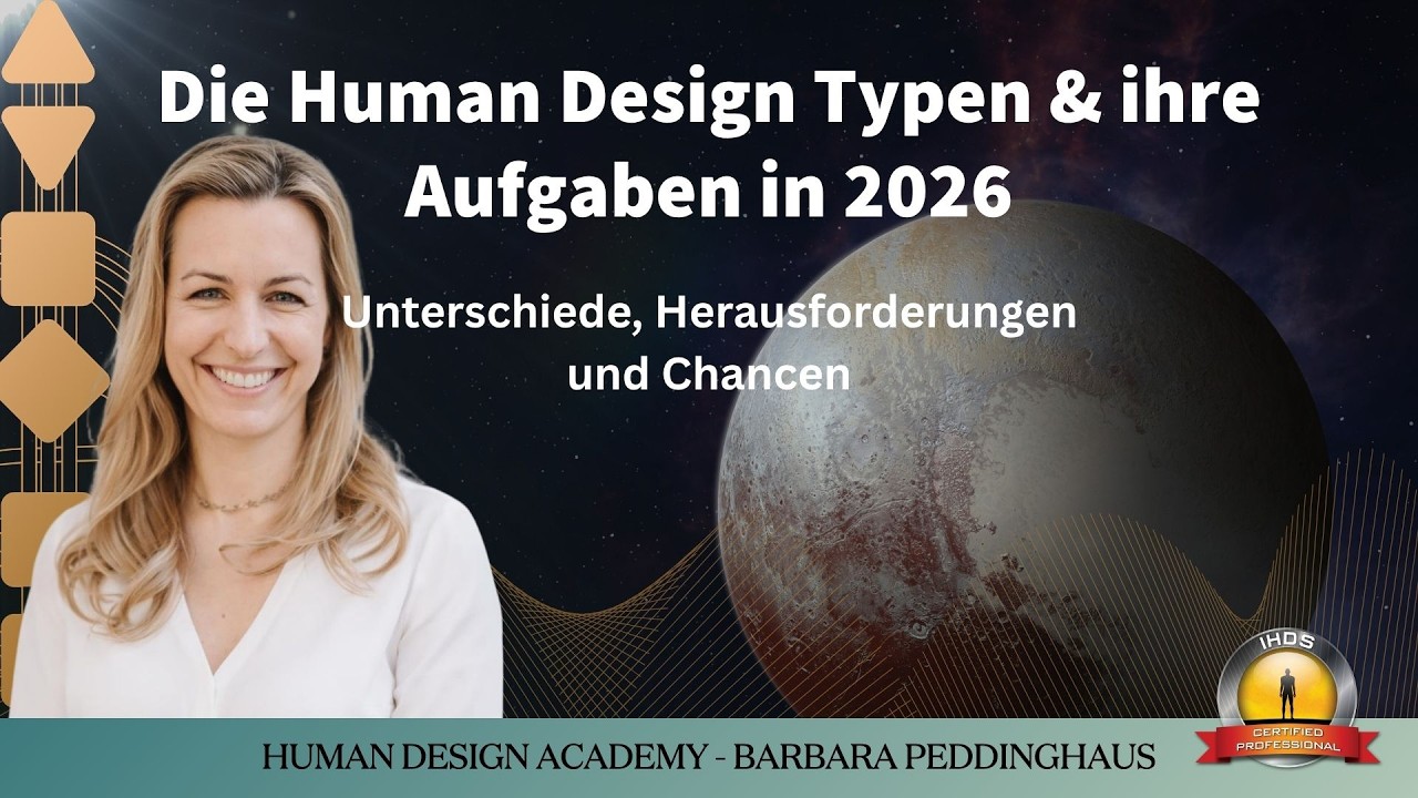 Die Human Design Typen und ihre Aufgaben in 2026