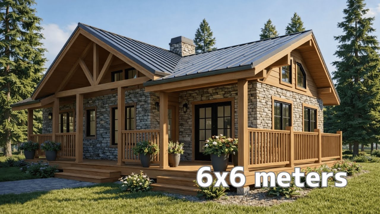 20'x20' (6x6m) Tiny House Tour The Perfect Small Home Design