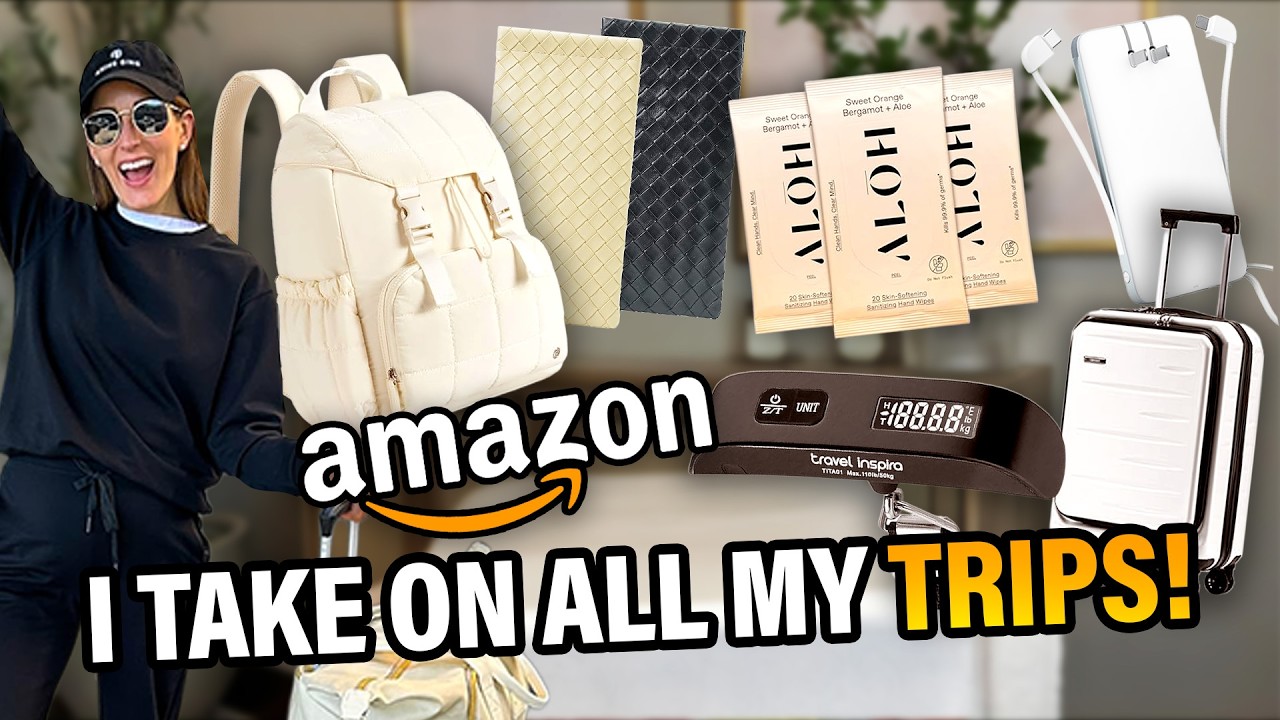15 Amazon Travel Favorites (I take on every single trip!)