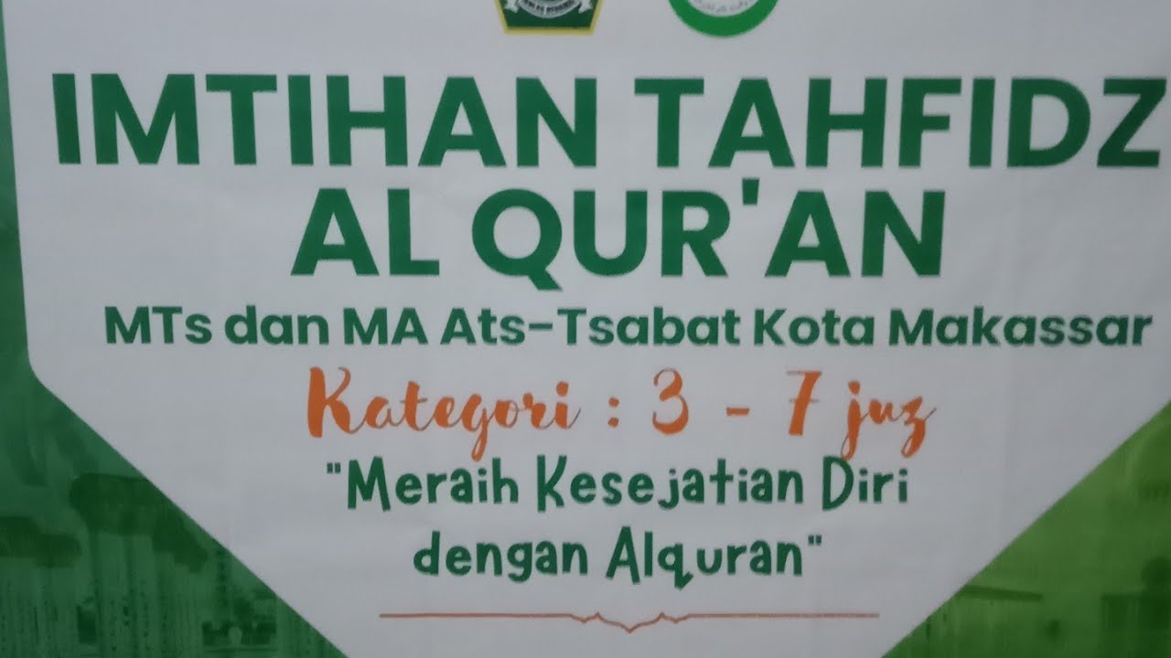 IMTIHAN TAHFIDZ KAT. 3 - 7 JUZ AL QURAN           ( 12 FEBRUARI 2026 ) #AFHAAtstsabat#