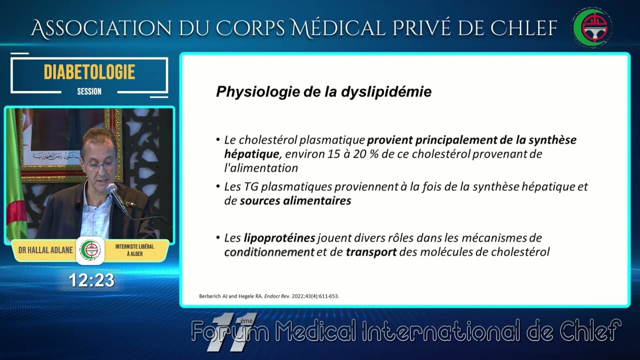 Dr HELLAL ADLANE : Anomalie Lipidique