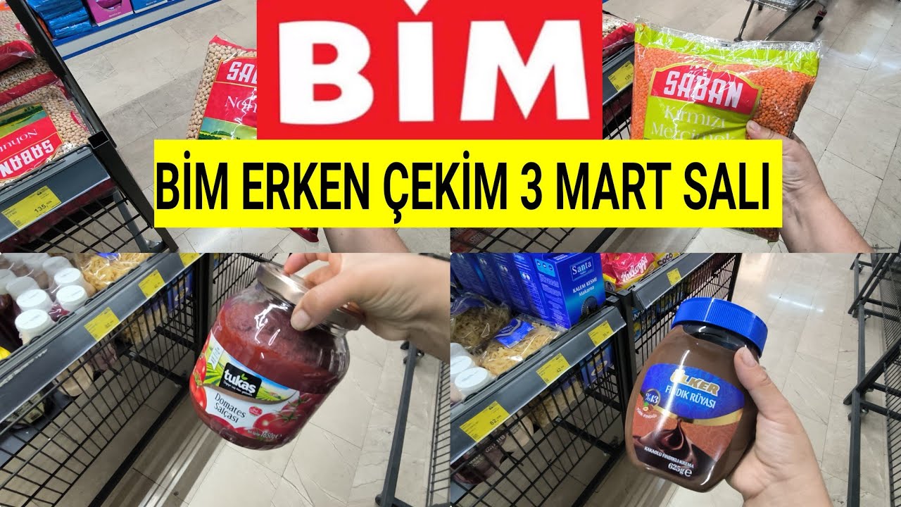 🔔BİM ERKEN ÇEKİM💥BİM 3 MART SALI 2026📢BİM BU HAFTA YEPYENİ AKTÜEL ÜRÜNLERİBİM BU SALI EFSANE AKTÜEL 