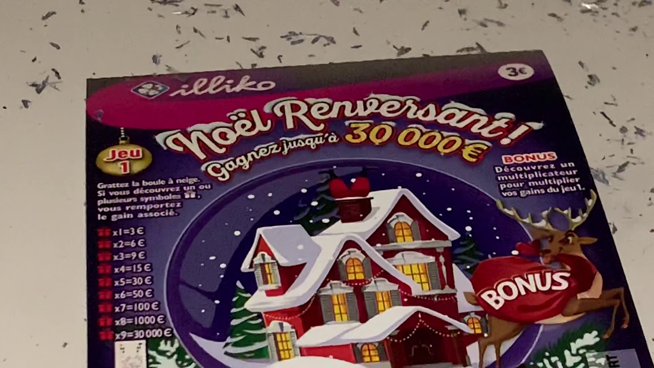 ☘️ Grattage d’un carnet Noël Renversant #9